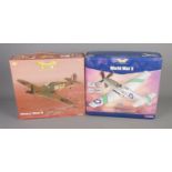 Two boxed Corgi Aviation Archive 1:32 scale models: WWII War In The Pacific P-51D Mustang - 'Stinger