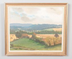 A Penfold Wyatt oil on canvas depicting country scene 64x55cm