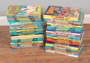 A quantity on child's annuals including Beano, Dandy, Rupert, Topper etc.