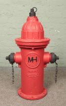 A Dresser Fire Hydrant, model 1983, with M&H valve. With markings for Anniston Alabama; 454310.