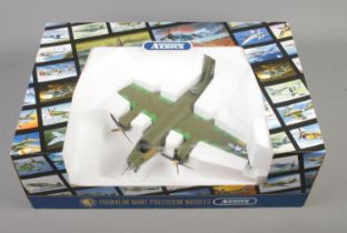 A boxed Franklin Mint Precision Model Armour Collection B-26 Marauder. 1:48 scale die-cast collector