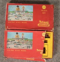 Two Tri-ang electric scale model train sets, RAX and RDX.