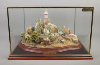 A limited edition Lilliput Lane model 'Out Of The Storm', 2382/3000. Comes with original box and