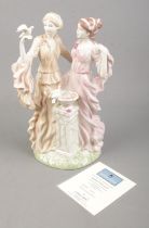 A Wedgwood figurine "Peace and Friendship" limited edition 1244/3000 with certificate and original