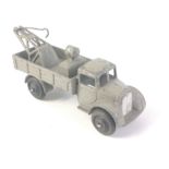 DINKY Toys Meccano England original 1946 WRECKER Grey Breakdown Lorry