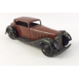 DINKY TOYS NO.36c Humber Vogue Saloon in Brown / Black