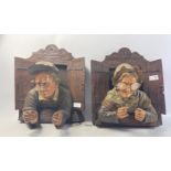 RARE ITEMS! Two highly unusual 19th century AUSTRIAN, possibly by Friedrich Goldscheider,