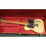 A TOKAI BREEZYSOUND TELECASTER guitar with its own hard sided case