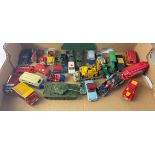 A super little lot of Diecast models some with playwear and some overpainted in a childish hand