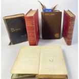 Various vintage editions of the WORKS OF ROBERT BURNS to include The KILMARNOCK BURNS MSS with