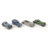 A collection of four original DINKY collectible models