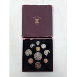 1951 FESTIVAL OF BRITAIN mint uncirculated coin set in original box