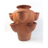 Get ready for planting with this terracotta STRAWBERRY planter