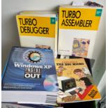 A box FULL of old computer reference books