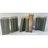 Twelve volumes of Charles Dickens from The Popular Edition printed in 1907 - 1912 to include