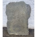 A SUBSTANTIAL piece of slate/stone 2ft x 1.5ft approx