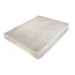 A nice quality CONTINENTAL SILVER cigarette box with stamped No 40 and two indistinct marks -