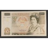 A brown SOMERSET Bank of England fifty pound note A01 068081