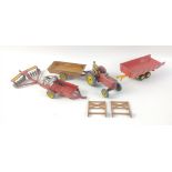 DINKY Massey Harris tractor and accessories
