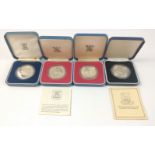 UNITED KINGDOM Silver Proof Coins to include 1982 FALKLANDS Liberation Silver Proof Crown
