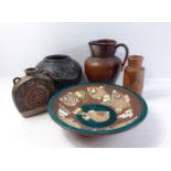 A POTTERY LOT! A mixture of mostly vintage pottery items to include an UNUSUAL and REALISTIC