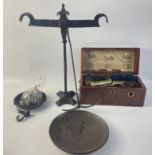 A vintage Patent Magneto Electric Machine for Nervous Diseases in original box and a set of