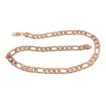 A chunky chain stamped 18K and 750 approx 50cm long, weight 59.7g approx