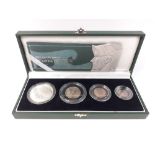 2003 UNITED KINGDOM Silver Proof BRITANNIA cased set with documentation