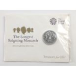 2015 £20 UK Fine Silver Proof Coin - The Longest Reigning Monarch