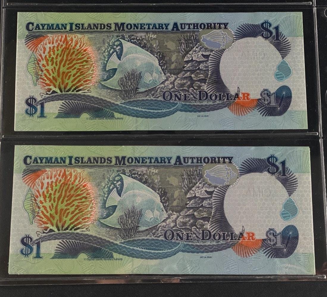 CAYMAN ISLANDS Banknotes Sequential set of 2006 $1 all in excellent UNC condition. - Image 2 of 2
