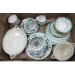 A mixed china lot to include MASON'S Regency Strathmore and a part SALISBURY tea set comprising 4