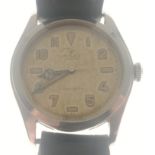 ITS JUST GOT TO BE ROLEX! A vintage ROLEX mid-size Oyster watch on a leather strap with original