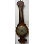 ANTIQUE EDINBURGH MAKER - Scottish Aesthetic Movement Aneroid Wheel Barometer by REID 17 South