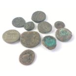 An unresearched collection of smaller ancient ROMAN coins (largest 23mm)