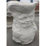 A Toby jug style planter/umbrella holder 43cmH x 30cm dia - brand new item