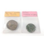 Ancient Roman coins x2