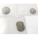 A quantity of unresearched small silver unidentified ancient coins with great detail worthy of