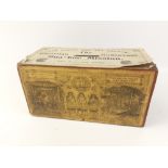 A vintage wooden CHRISTIAN ENDEAVOUR SUA=BUE MISSION collecting box 16x7x8cm approx WOOLER CHURCH