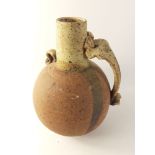 A large DOUGLAS DAVIES studio pottery jug standing 33cm high approx, small chip missing from one