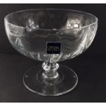 A superb quality large pedestal CRISTAL SEVRES fruit bowl, or maybe for a very large Christmas