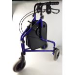 A three wheeled walking aid by Days Patterson Medical