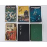 A set of five hardback BOOK CLUB first editions of JAMES BOND titles by IAN FLEMING including FOR