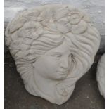 A classical lady wall-hanging planter 34cmH x 28cmW