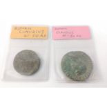 Ancient Roman Coins x2