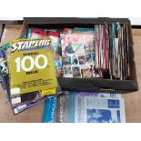 A box of movie magazines to include Star Log, Filmhouse etc