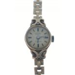 A 375 stamped case and 375 stamped bracelet ROTARY 21 jeweled watch gross weight 12.61g approx