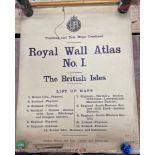 ROYAL WALL ATLAS No 1 - Teaching and Test maps Combined publisher T NELSON & SONS of