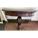 LOVELY QUALITY! A late GEORGIAN/Early VICTORIAN mahogany wall mounted/freestanding console table -