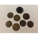 A small collection of AYRSHIRE tokens of interest to include DALRY, KILBIRNIE and KILMARNOCK