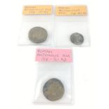 Ancient Roman Coins x3